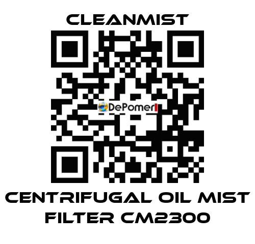 centrifugal oil mist filter CM2300 CleanMist