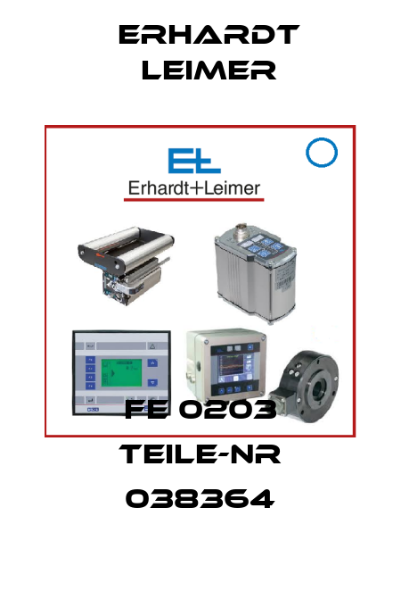 FE 0203 TEILE-NR 038364 Erhardt Leimer