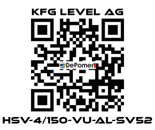 HSV-4/150-VU-AL-SV52 KFG Level AG