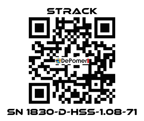 SN 1830-D-HSS-1.08-71 Strack