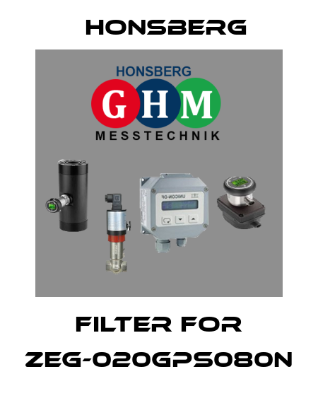 Filter for ZEG-020GPS080N Honsberg