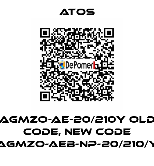 AGMZO-AE-20/210Y old code, new code AGMZO-AEB-NP-20/210/Y Atos