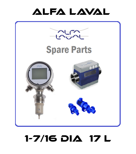 1-7/16 DIA  17 L Alfa Laval