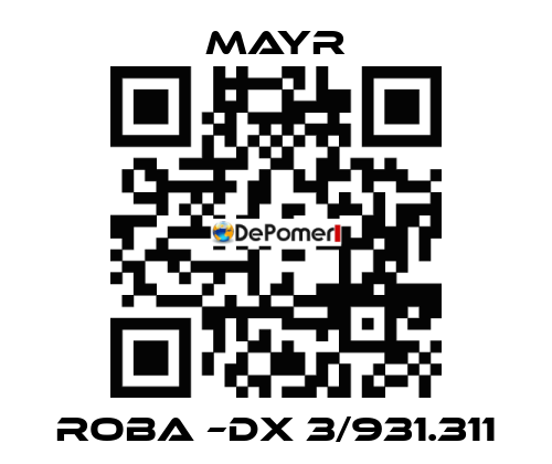 Roba –DX 3/931.311 Mayr