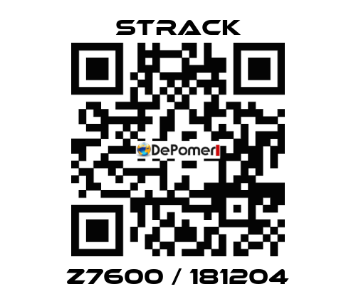 Z7600 / 181204 Strack