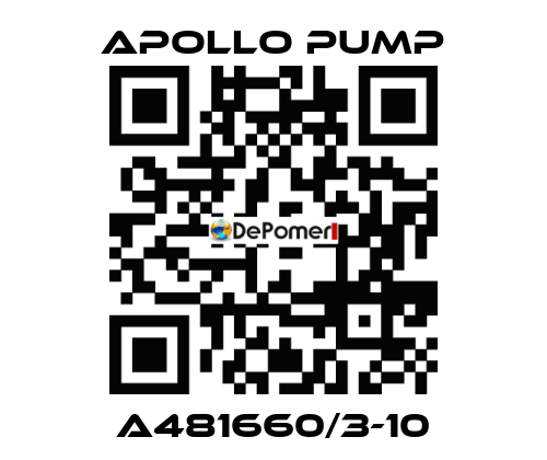A481660/3-10 Apollo pump