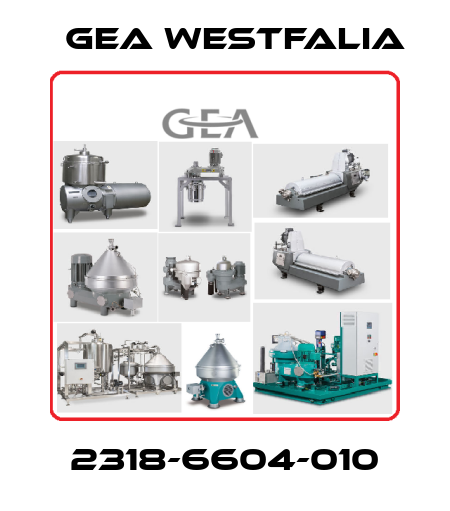 2318-6604-010 Gea Westfalia