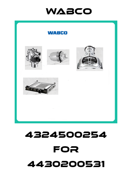 4324500254 for 4430200531 Wabco