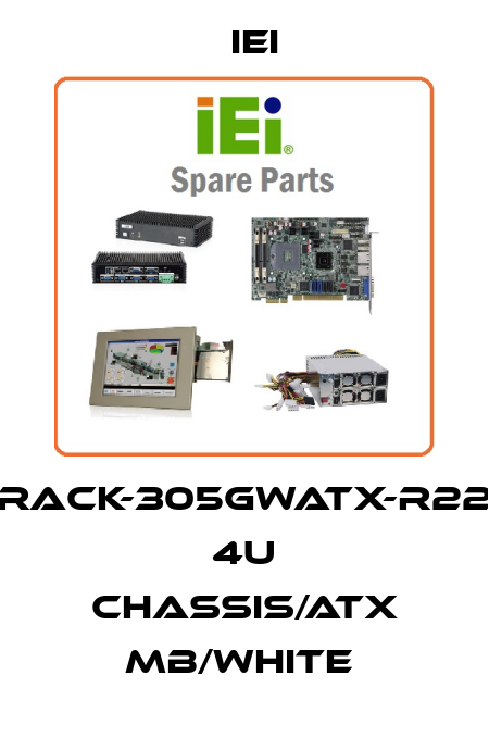 RACK-305GWATX-R22 4U CHASSIS/ATX MB/WHITE  IEI