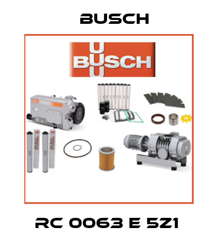 RC 0063 E 5Z1  Busch