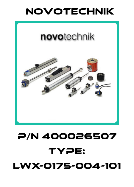 P/N 400026507 Type: LWX-0175-004-101 Novotechnik