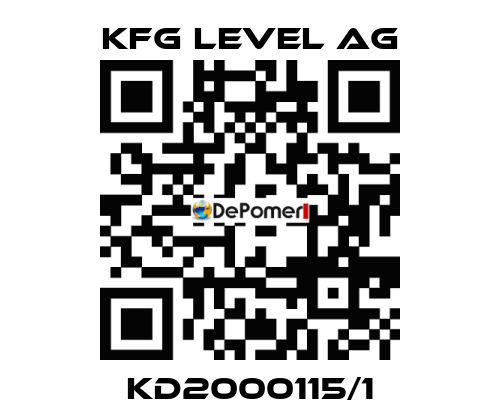 KD2000115/1 KFG Level AG