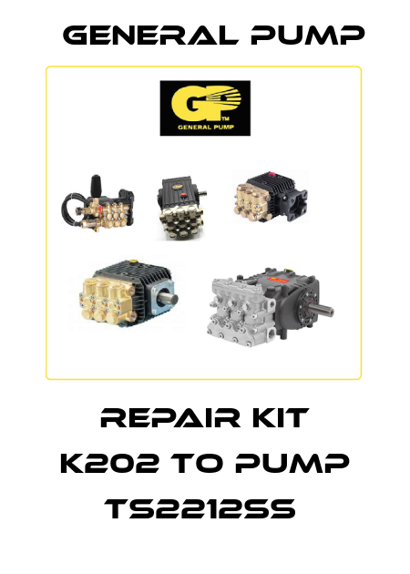 REPAIR KIT K202 TO PUMP TS2212SS  General Pump
