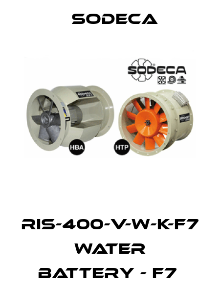 RIS-400-V-W-K-F7  WATER BATTERY - F7  Sodeca