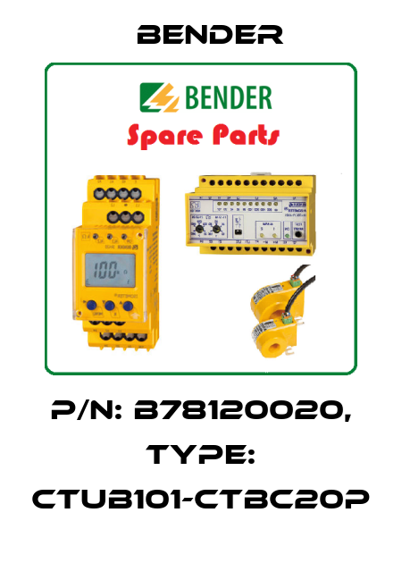 p/n: B78120020, Type: CTUB101-CTBC20P Bender
