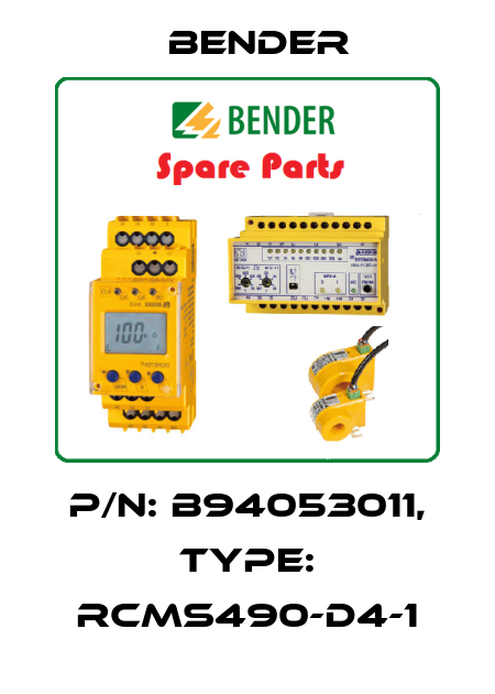 p/n: B94053011, Type: RCMS490-D4-1 Bender