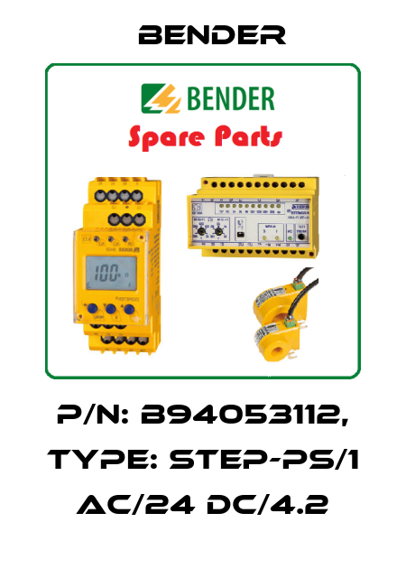 p/n: B94053112, Type: STEP-PS/1 AC/24 DC/4.2 Bender