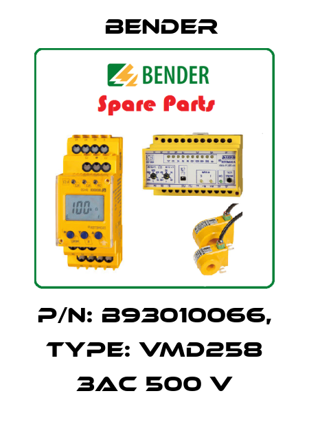 p/n: B93010066, Type: VMD258 3AC 500 V Bender
