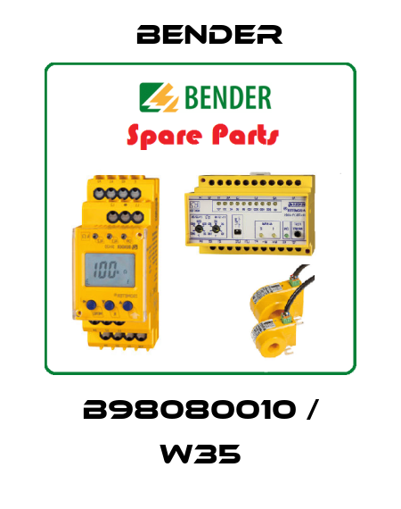 B98080010 / W35 Bender