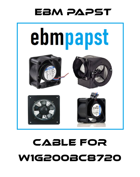 Cable For W1G200BC8720 EBM Papst