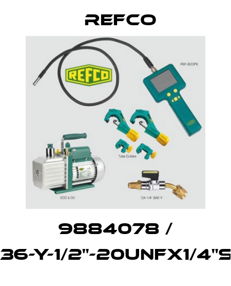 9884078 / CL-36-Y-1/2"-20UNFx1/4"SAE Refco