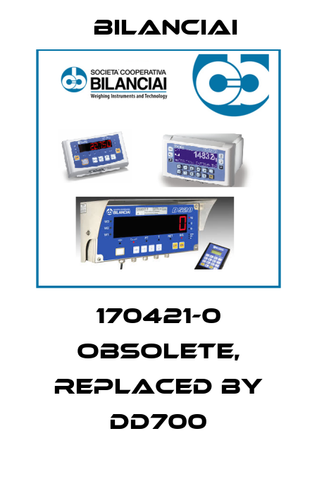 170421-0 obsolete, replaced by DD700 Bilanciai