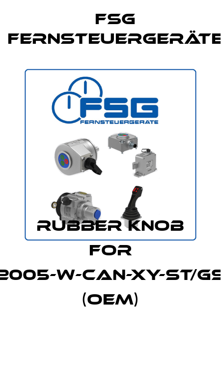 Rubber knob for ST2005-W-CAN-XY-ST/GS82 (OEM) FSG Fernsteuergeräte