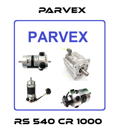RS 540 CR 1000  Parvex