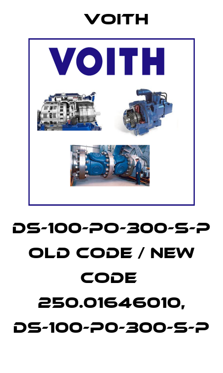 DS-100-PO-300-S-P old code / new code  250.01646010, DS-100-P0-300-S-P Voith