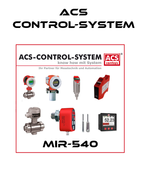 MIR-540 Acs Control-System