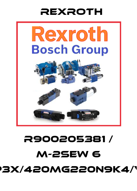 R900205381 / M-2SEW 6 P3X/420MG220N9K4/V Rexroth
