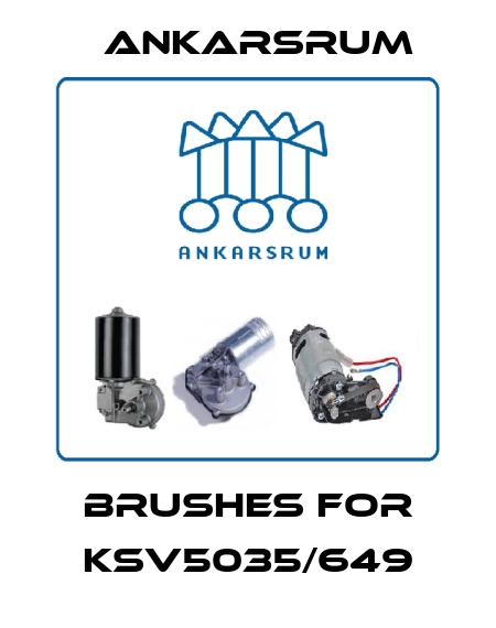 Brushes for KSV5035/649 Ankarsrum