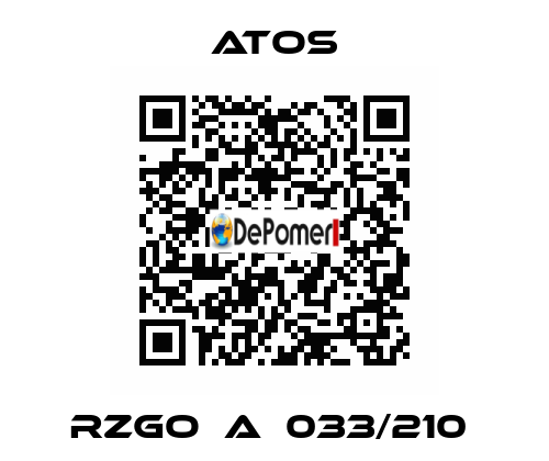 RZGO‐A‐033/210  Atos
