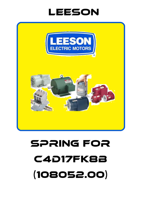 spring for C4D17FK8B (108052.00) Leeson
