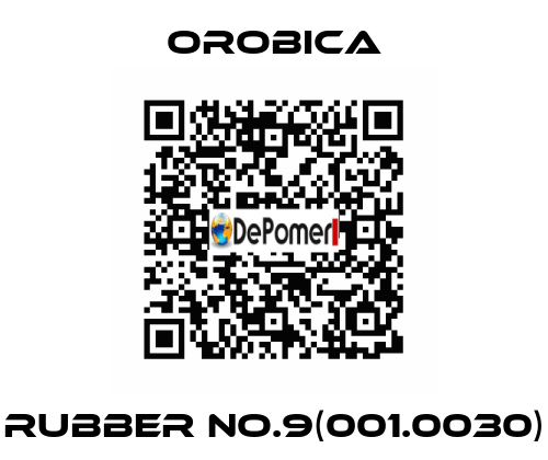 Rubber No.9(001.0030) OROBICA