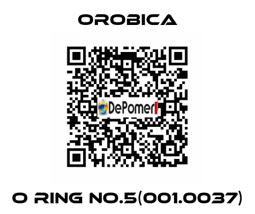 O ring No.5(001.0037) OROBICA