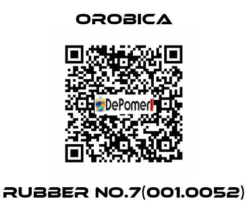 Rubber No.7(001.0052) OROBICA