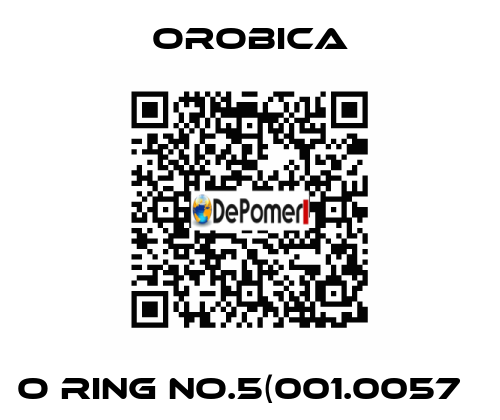 O ring No.5(001.0057） OROBICA