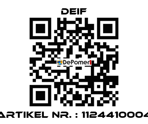 Artikel Nr. : 1124410004 Deif