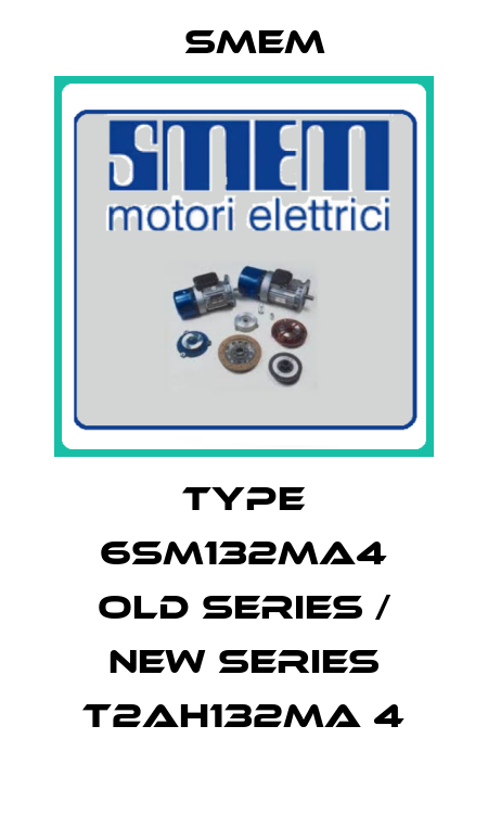 TYPE 6SM132MA4 old series / new series T2AH132MA 4 Smem