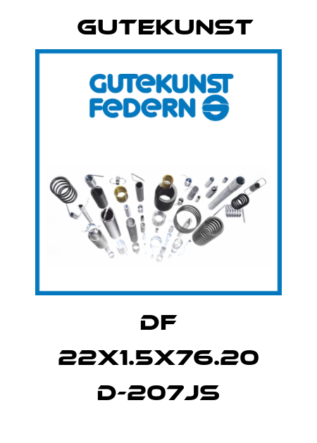 DF 22X1.5X76.20 D-207JS Gutekunst
