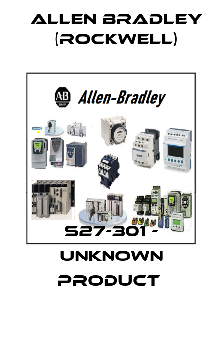S27-301 - unknown product  Allen Bradley (Rockwell)