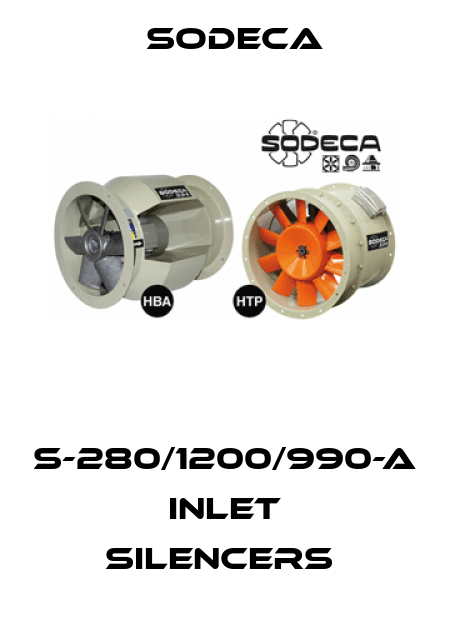 S-280/1200/990-A   INLET SILENCERS  Sodeca