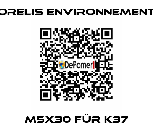 M5x30 FÜR K37 Orelis Environnement
