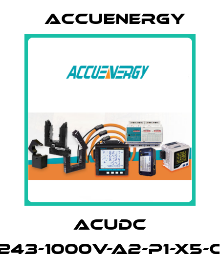 AcuDC 243-1000V-A2-P1-X5-C Accuenergy