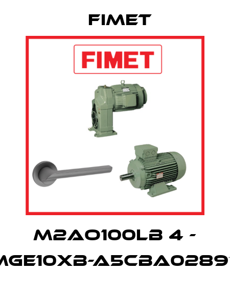 M2AO100LB 4 - MGE10XB-A5CBA02897 Fimet