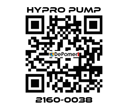 2160-0038 Hypro Pump
