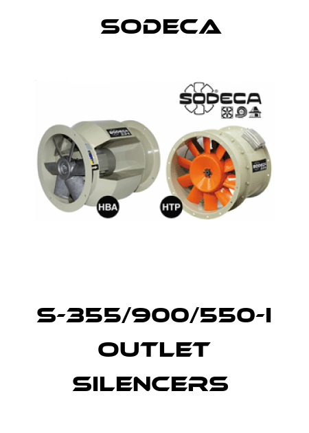 S-355/900/550-I   OUTLET SILENCERS  Sodeca