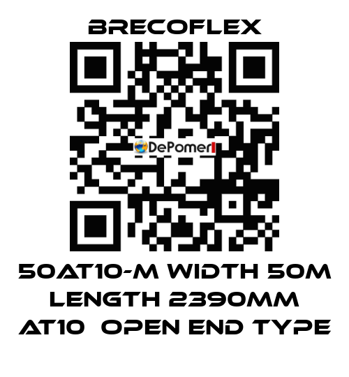 50AT10-M Width 50m Length 2390mm AT10　Open end type Brecoflex