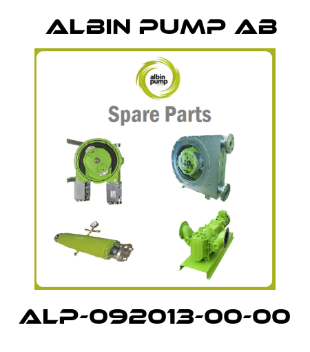 ALP-092013-00-00 Albin Pump AB
